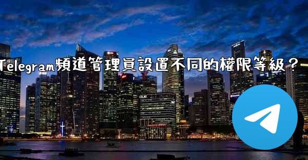 如何為Telegram頻道管理員設置不同的權限等級？