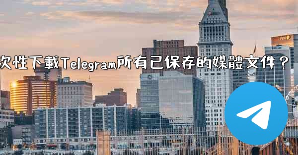 如何一次性下載Telegram所有已保存的媒體文件？