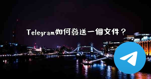 <b>Telegram如何發送一個文件？</b>