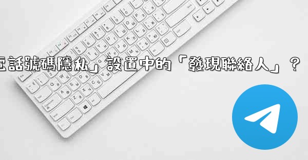 在Telegram使用中，什麼是「電話號碼隱私」設置中的「發現聯絡人」？