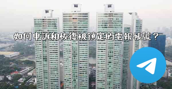<b>如何申訴和恢復被鎖定的電報帳號？</b>