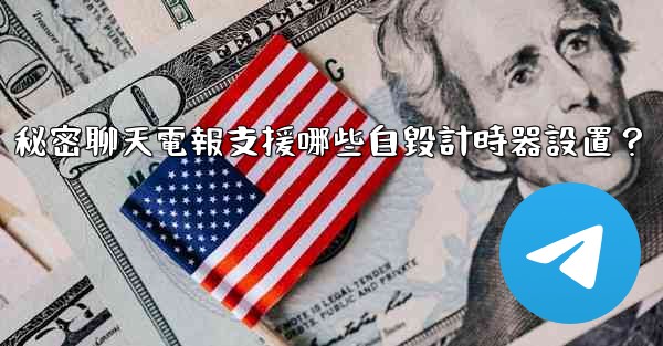 秘密聊天電報支援哪些自毀計時器設置？