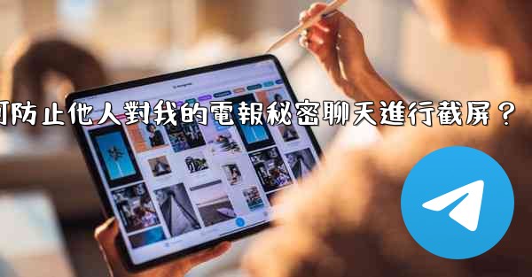 如何防止他人對我的電報秘密聊天進行截屏？