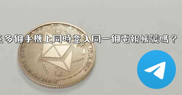 <b>我可以在多個手機上同時登入同一個電報帳號嗎？</b>