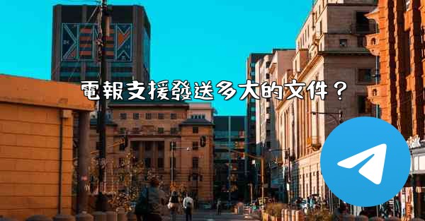 電報支援發送多大的文件？