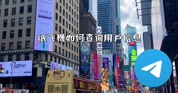 纸飞機如何查询用戶信息