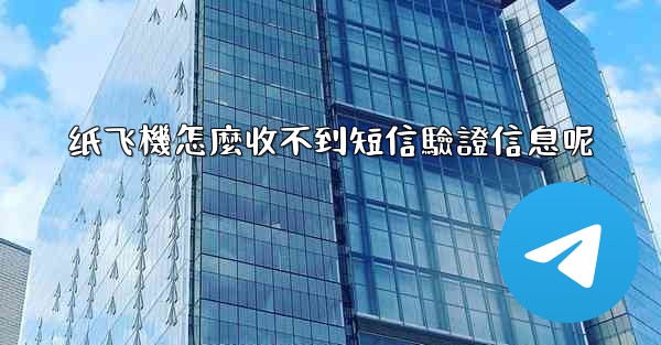 纸飞機怎麼收不到短信驗證信息呢