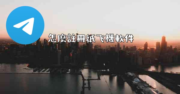 怎麼註冊纸飞機軟件