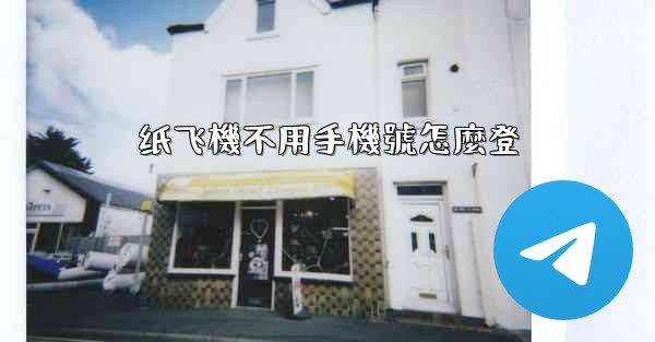 纸飞機不用手機號怎麼登