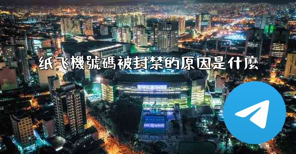纸飞機號碼被封禁的原因是什麼