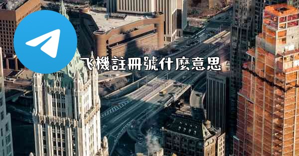 飞機註冊號什麼意思