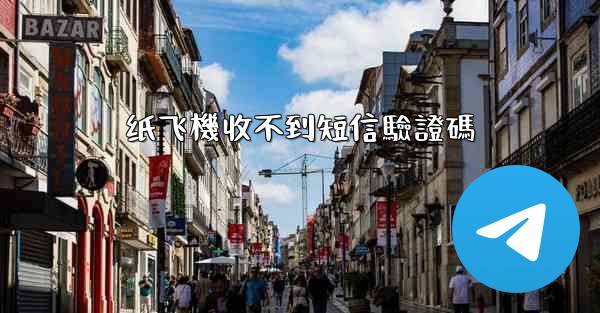 纸飞機收不到短信驗證碼