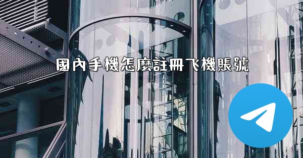 國內手機怎麼註冊飞機賬號