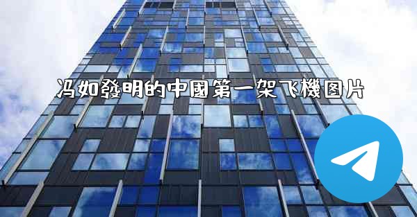 冯如發明的中國第一架飞機图片