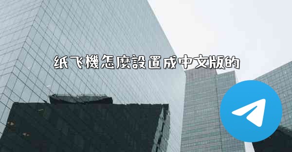 纸飞機怎麼設置成中文版的