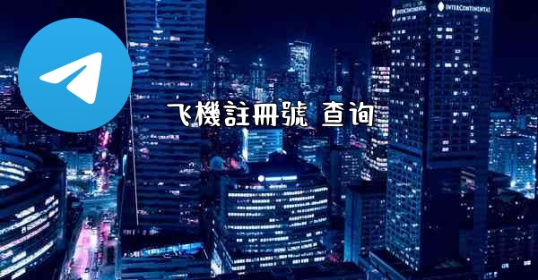 飞機註冊號 查询