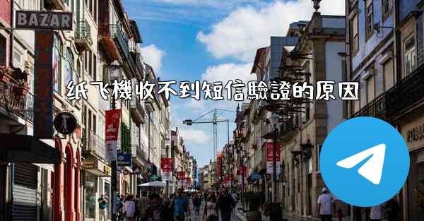 纸飞機收不到短信驗證的原因