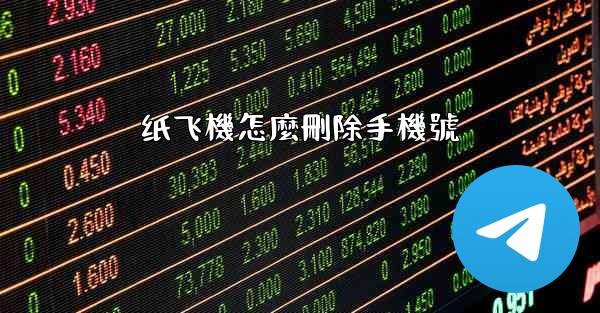 <b>纸飞機怎麼刪除手機號</b>