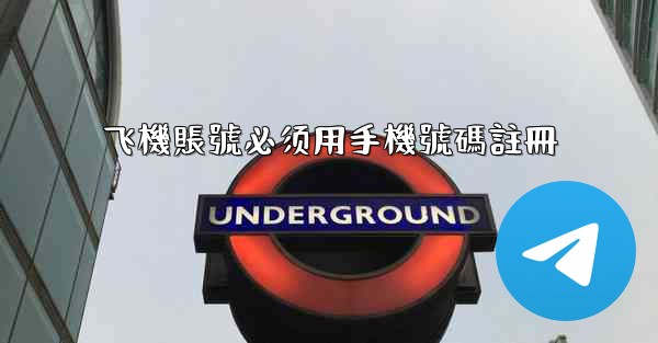 飞機賬號必须用手機號碼註冊