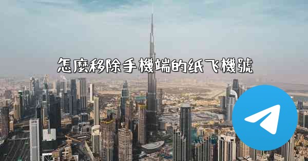 怎麼移除手機端的纸飞機號