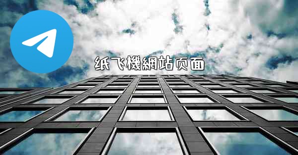 纸飞機網站页面