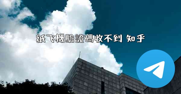 纸飞機驗證碼收不到 知乎