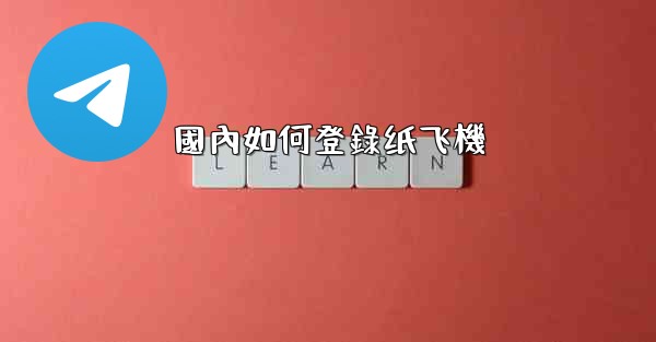 國內如何登錄纸飞機