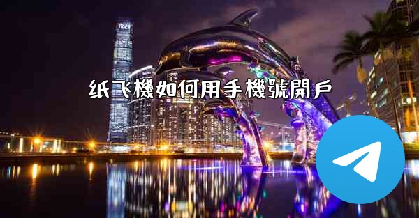 纸飞機如何用手機號開戶