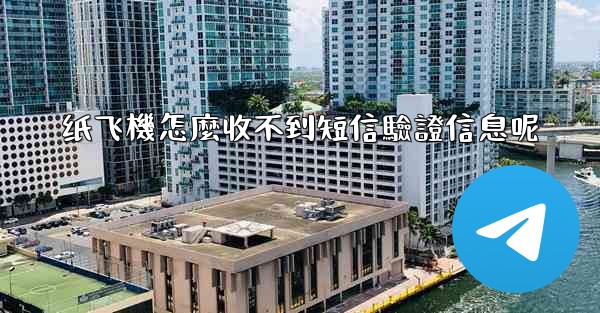 纸飞機怎麼收不到短信驗證信息呢