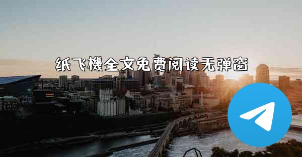 纸飞機全文免费阅读无弹窗