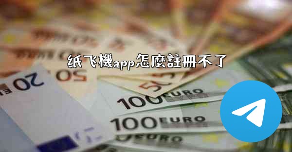 纸飞機app怎麼註冊不了