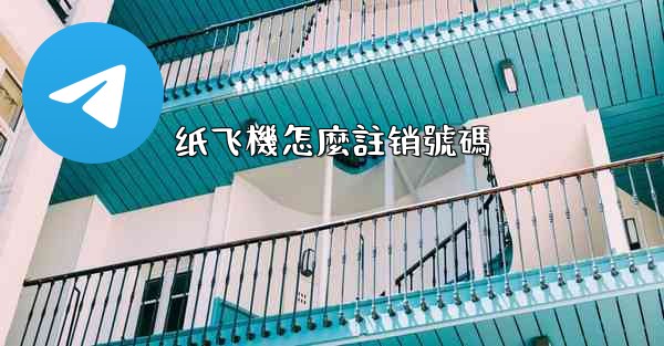 纸飞機怎麼註销號碼