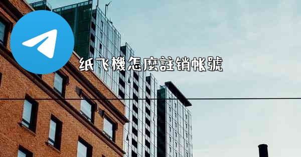 纸飞機怎麼註销帐號