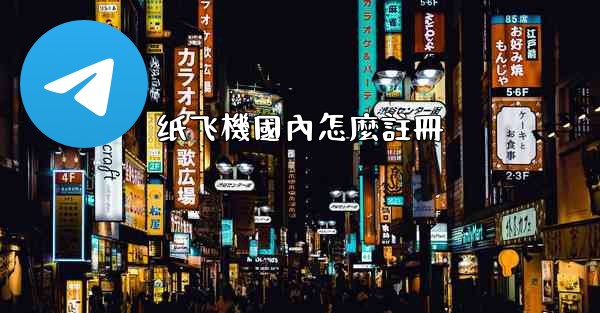 纸飞機國內怎麼註冊