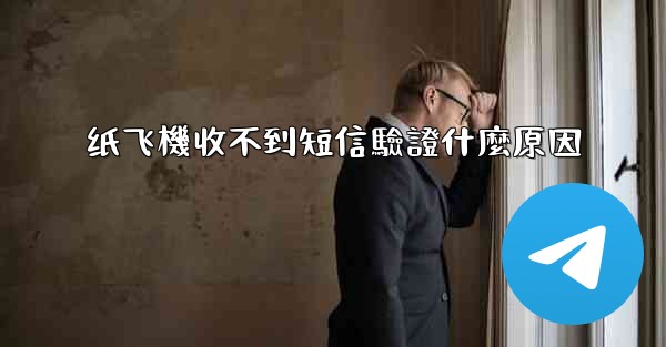 纸飞機收不到短信驗證什麼原因