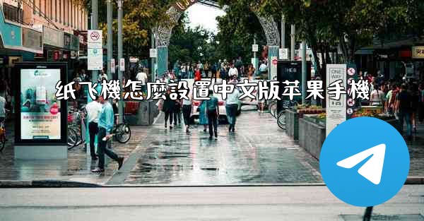 纸飞機怎麼設置中文版苹果手機