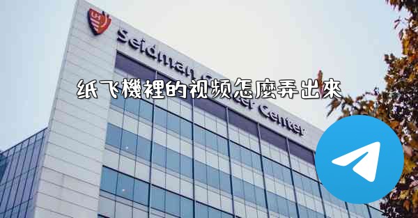 纸飞機裡的视频怎麼弄出來