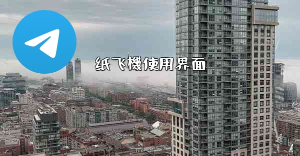 <b>纸飞機使用界面</b>