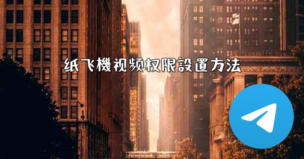 纸飞機视频权限設置方法