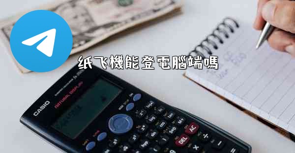 纸飞機能登電腦端嗎