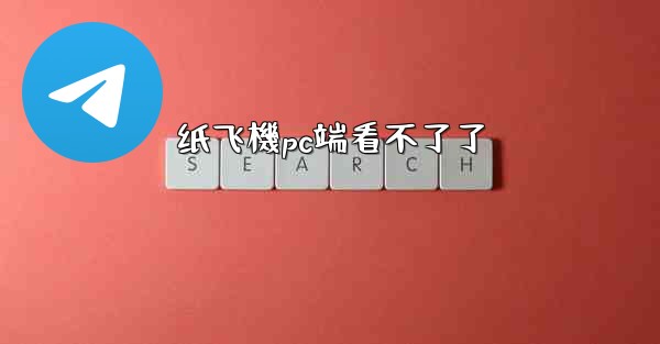 纸飞機pc端看不了了