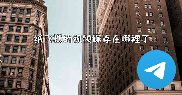 纸飞機的视频保存在哪裡了