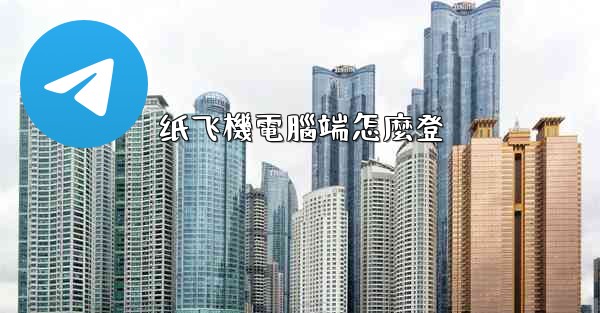 纸飞機電腦端怎麼登