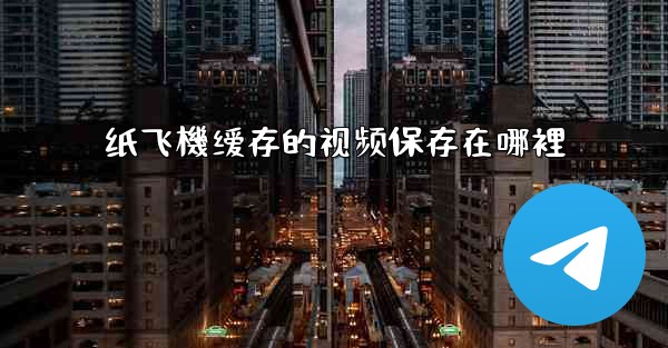 纸飞機缓存的视频保存在哪裡