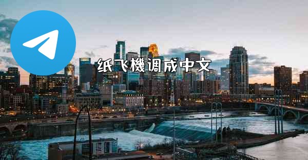 <b>纸飞機调成中文</b>