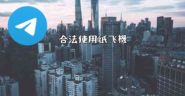 <b>合法使用纸飞機</b>
