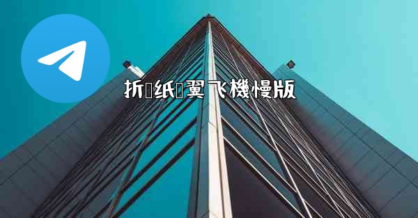 折叠纸鸭翼飞機慢版