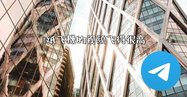 叠纸飞機的视频飞得很高