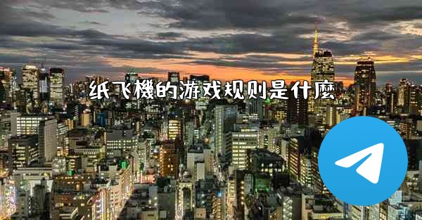 纸飞機的游戏规则是什麼