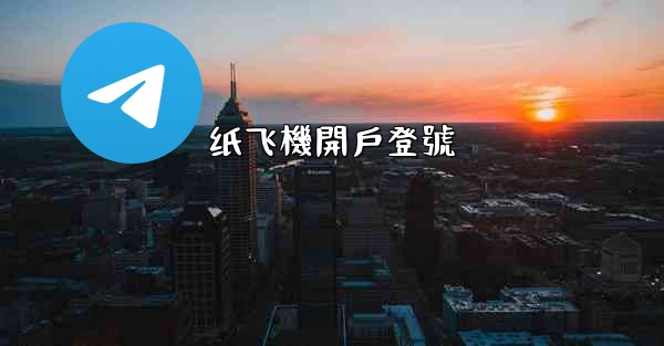 纸飞機開戶登號